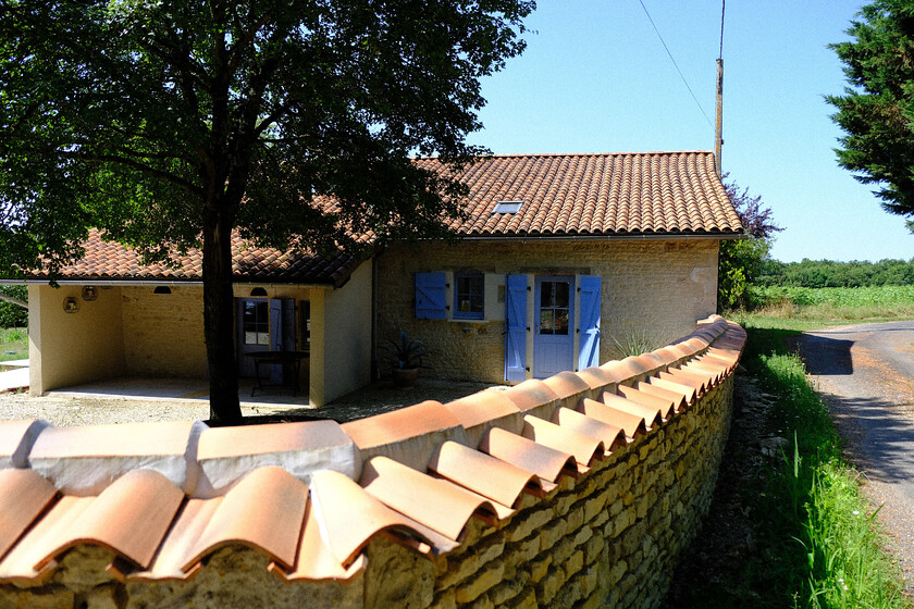 traditional shutters in Charente 16500 
 Traditional style shutters at property renovation in Charente, 16500.